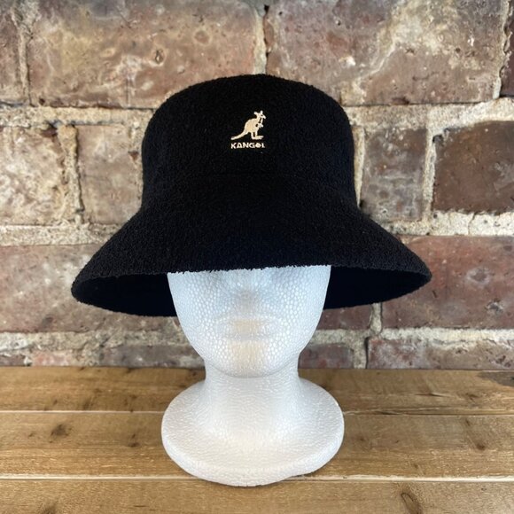 Kangol Other - Kangol Bermuda Black Wool Bucket Hat Sz Medium